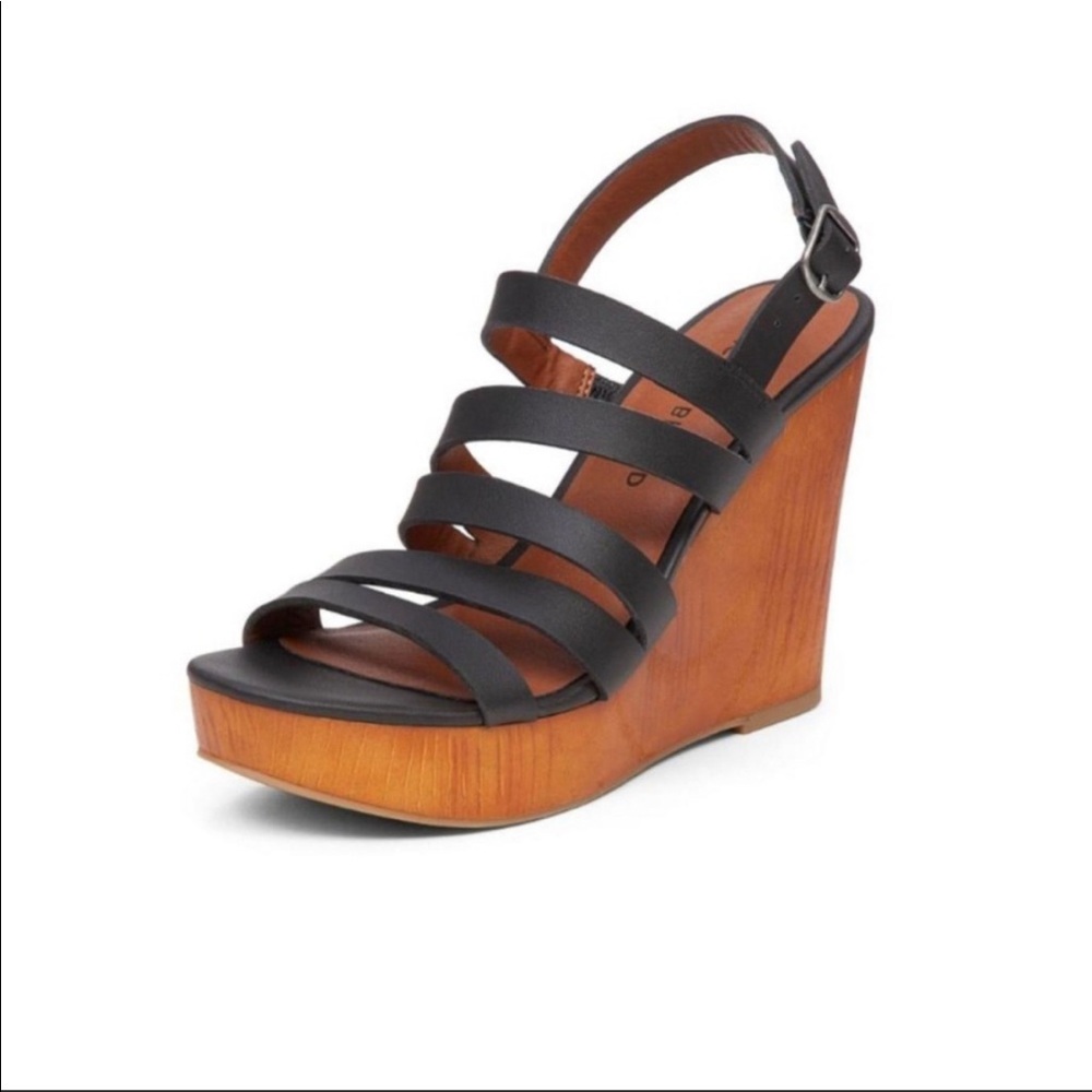 Lucky Brand Larinaa Wedge Sandal NWOB